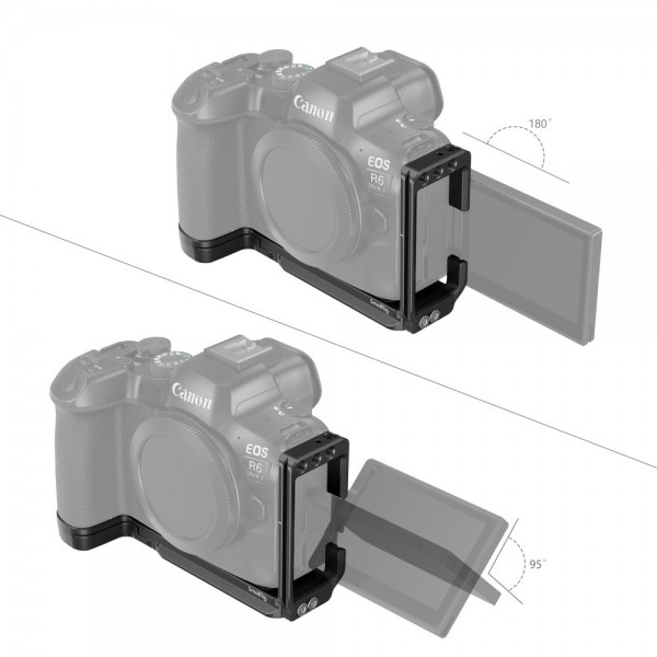 SmallRig L-Shape Mount Plate for Canon EOS R6 Mark II / R5 / R5 C / R6 4160